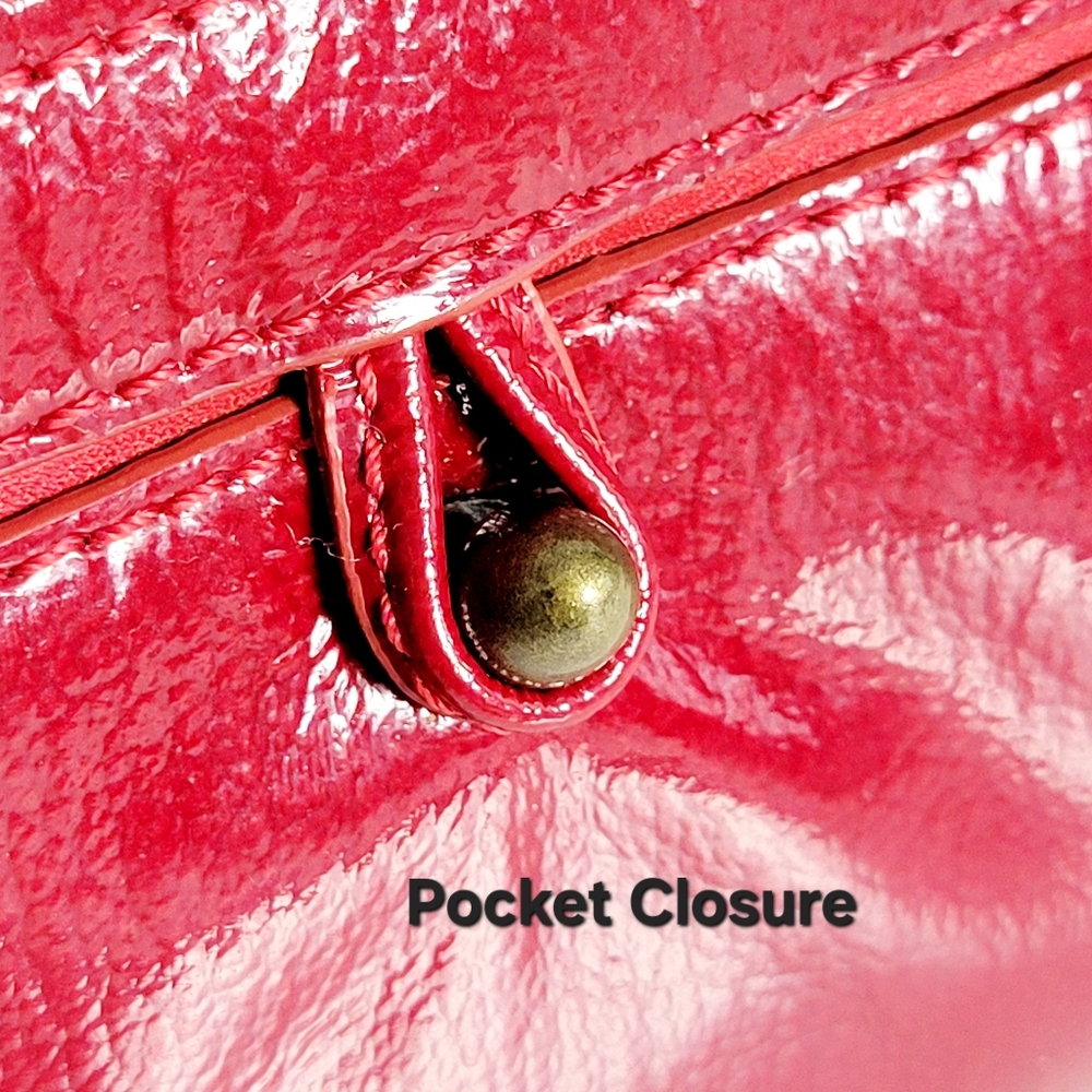 🔥NWT Donald J Pliner Patent Leather Wristlet Clutch - Picture 8 of 16